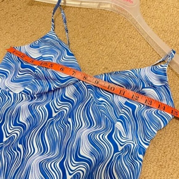 Forever 21 Psychedelic Print Mini Dress Blue – XS - Picture 15 of 16